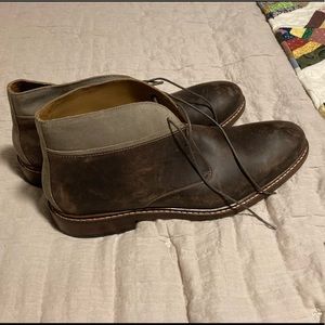 Cole Haan Chukka Boots. Brown Leather. Grey accents. Size 13. Worn once like new